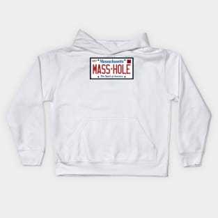 Masshole Plate Kids Hoodie